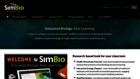 What Simbio.com website looks like in 2024 
