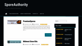 What Sporeauthority.com website looks like in 2024 