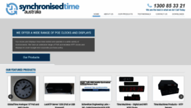 What Synctimeaus.com.au website looks like in 2024 
