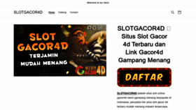 What Slotgacor4d.com website looks like in 2024 
