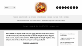 What Sunwin4.com website looks like in 2024 