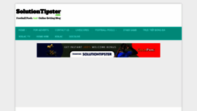 What Solutiontipster.com website looks like in 2024 