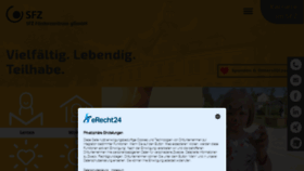 What Sfz-chemnitz.de website looks like in 2024 