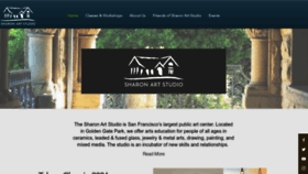 What Sharonartstudio.org website looks like in 2024 