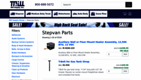 What Stepvanparts.com website looks like in 2024 