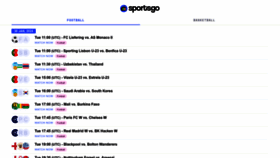What Sportsgo.live website looks like in 2024 