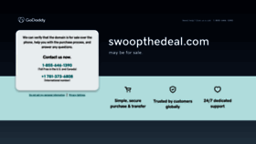 What Swoopthedeal.com website looks like in 2024 