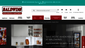 What Shopbaldwins.com website looks like in 2024 