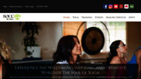 What Soulofyoga.com website looks like in 2024 