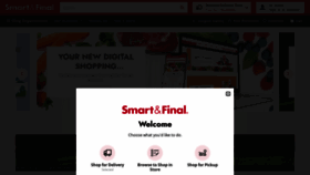 What Smartandfinal.com website looks like in 2024 