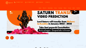 What Sathyaprema.com website looks like in 2024 