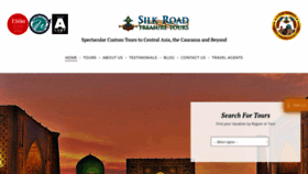 What Silkroadtreasuretours.com website looks like in 2024 