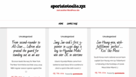 What Sportstotosite.xyz website looks like in 2024 