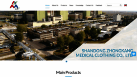 What Shandongzhongkang.com website looks like in 2024 