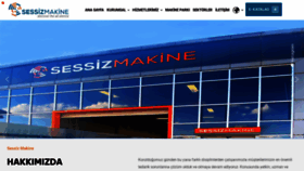 What Sessizmakine.com website looks like in 2024 
