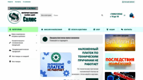 What Salus-shop.ru website looks like in 2024 