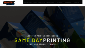 What Samedayprint.co.za website looks like in 2024 