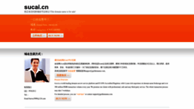 What Sucai.cn website looks like in 2024 