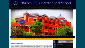 What Shalomhills.com website looks like in 2024 
