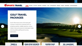What Sportstravel.co.za website looks like in 2024 