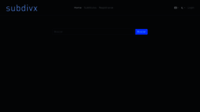 What Subdivx.com website looks like in 2024 