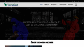 What Schutzanzugeinweg.de website looks like in 2024 