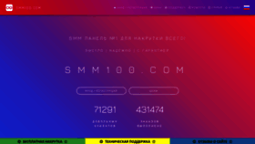 What Smm100.com website looks like in 2024 