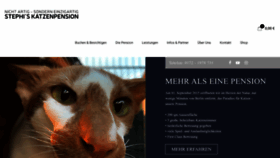 What Stephis-katzenpension-berlin.de website looks like in 2024 