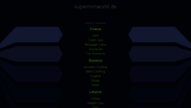 What Superromworld.de website looks like in 2024 