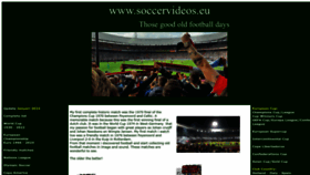What Soccervideos.eu website looks like in 2024 