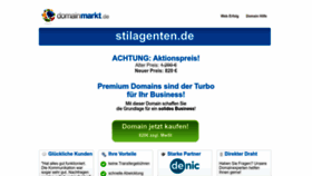 What Stilagenten.de website looks like in 2024 