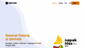 What Sintari.ketapangkab.go.id website looks like in 2024 