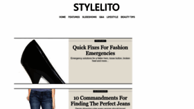 What Stylelito.co website looks like in 2024 
