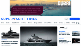 What Superyachttimes.com website looks like in 2024 