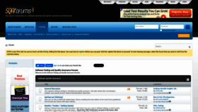 What Sqaforums.com website looks like in 2024 