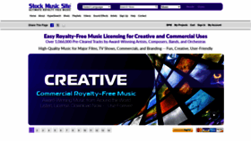 What Stockmusicsite.com website looks like in 2024 