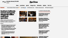 What Sgvnews.us website looks like in 2024 