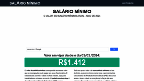 What Salariominimo.net.br website looks like in 2024 