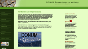What Spendenprogramm.de website looks like in 2024 