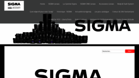What Sigma-romandie.com website looks like in 2024 