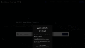 What Sentinelkoreakyc.com website looks like in 2024 