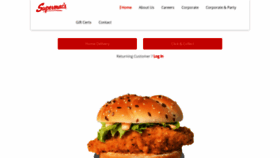 What Supermacs.ie website looks like in 2024 