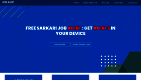 What Sarkarijob-alert.com website looks like in 2024 