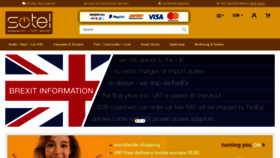 What Sotel.co.uk website looks like in 2024 