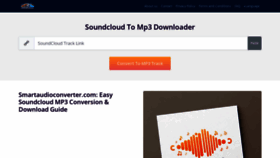 What Soundcloudto.com website looks like in 2024 