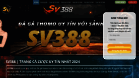 What Sv388.house website looks like in 2024 