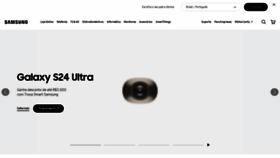 What Samsung.com.br website looks like in 2024 