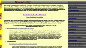 What Serendipity.li website looks like in 2024 