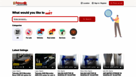 What Sellatease.com website looks like in 2024 