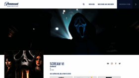 What Screammovie.com website looks like in 2024 